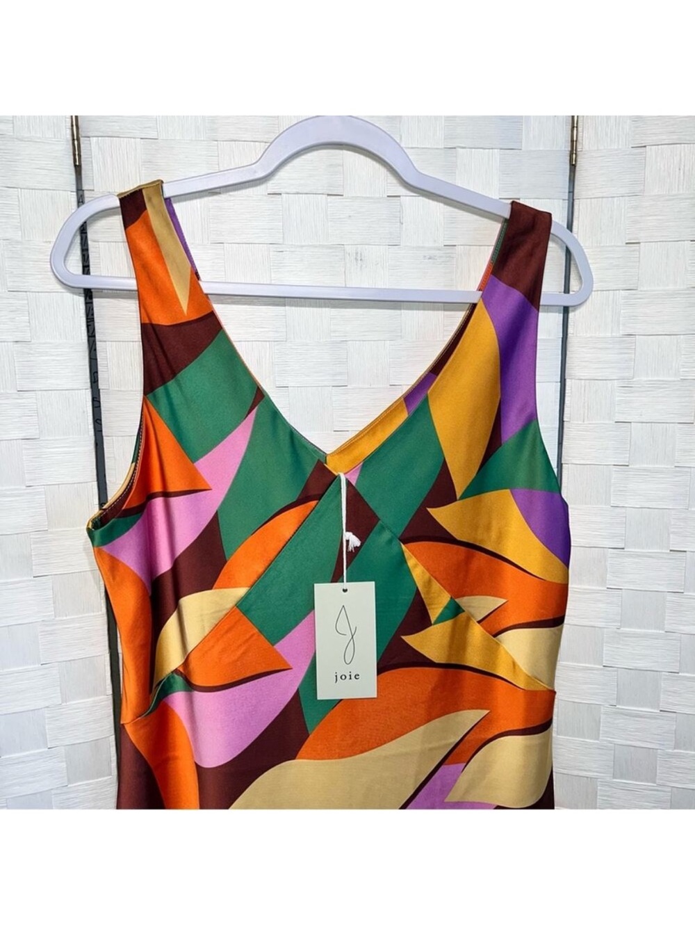 Joie Multi-Color Abstract Print Maxi Dress - Picture 2 of 6